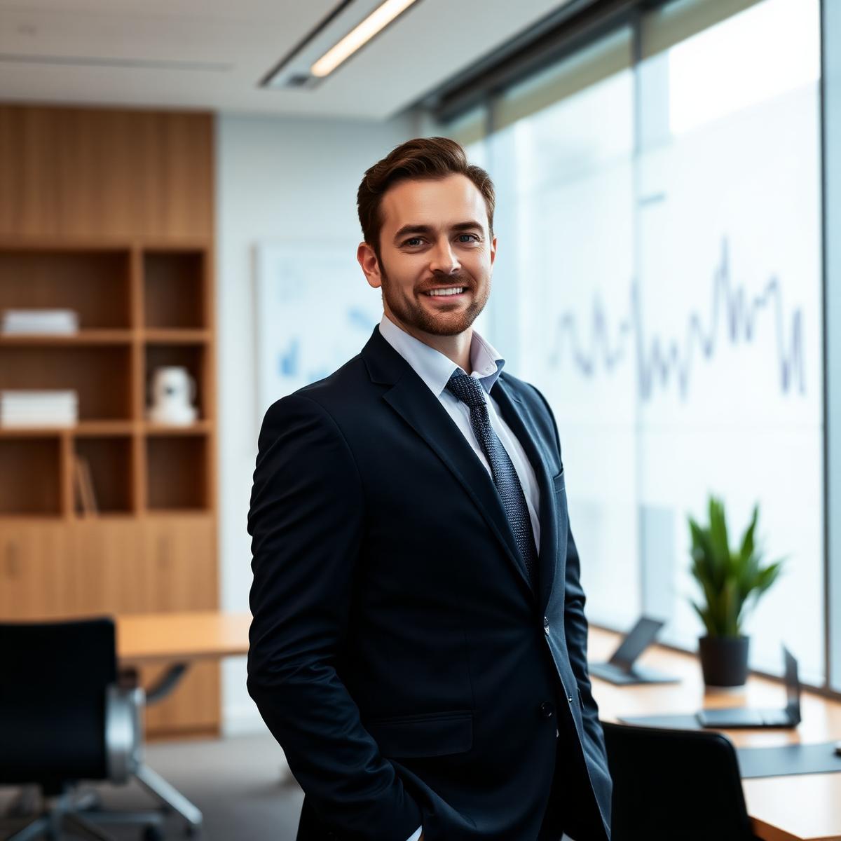 Senior consultant in office